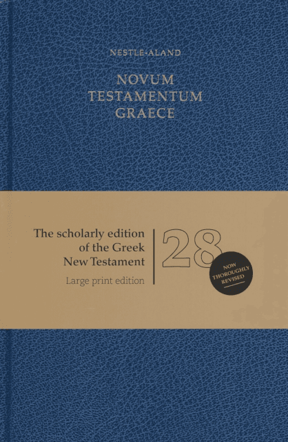 Novum Testamentum Graece cover